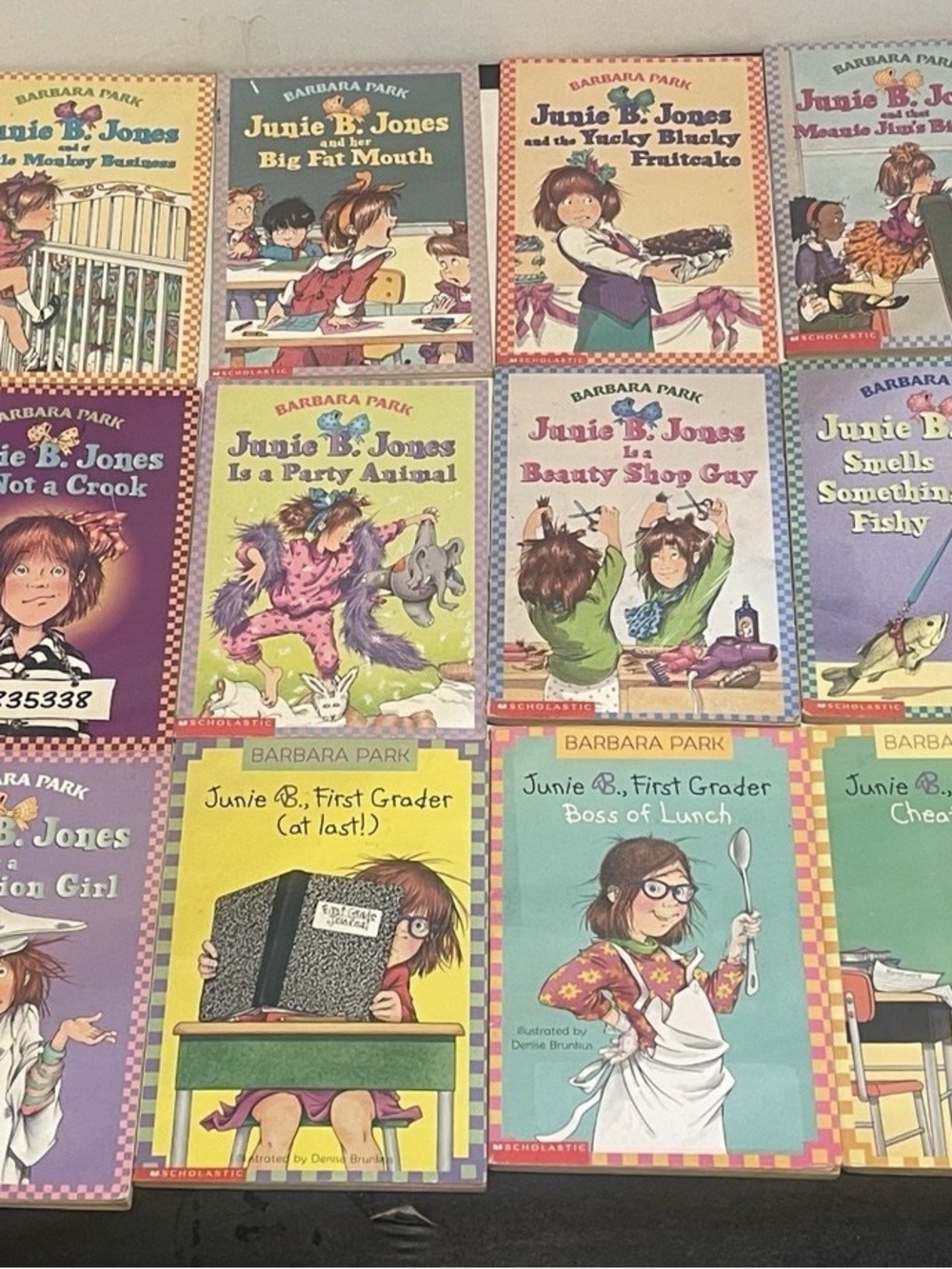 Junie B. Jones Paperback Book Set - Scholastic - Multi-Color Covers Lot of 18